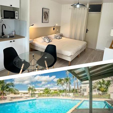 Superbe Studio Avec Piscine, Au Coeur De La Marina! Village Soleil ! Proche Aeroport & Ferry Le Gosier  Exteriér fotografie